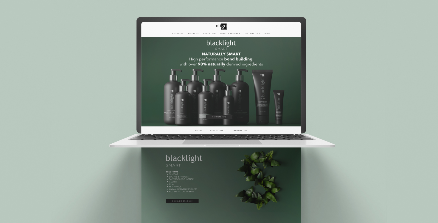 Oligo project | web design and development