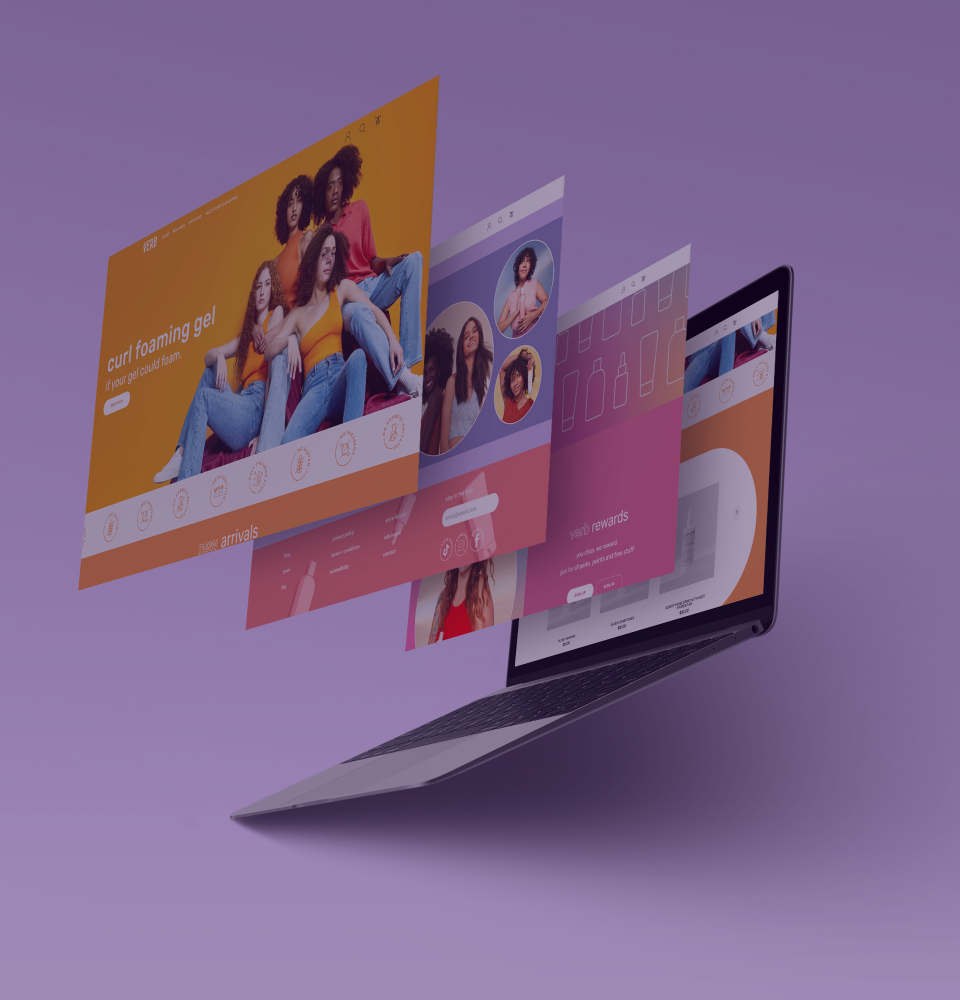 Verb project | web design and development